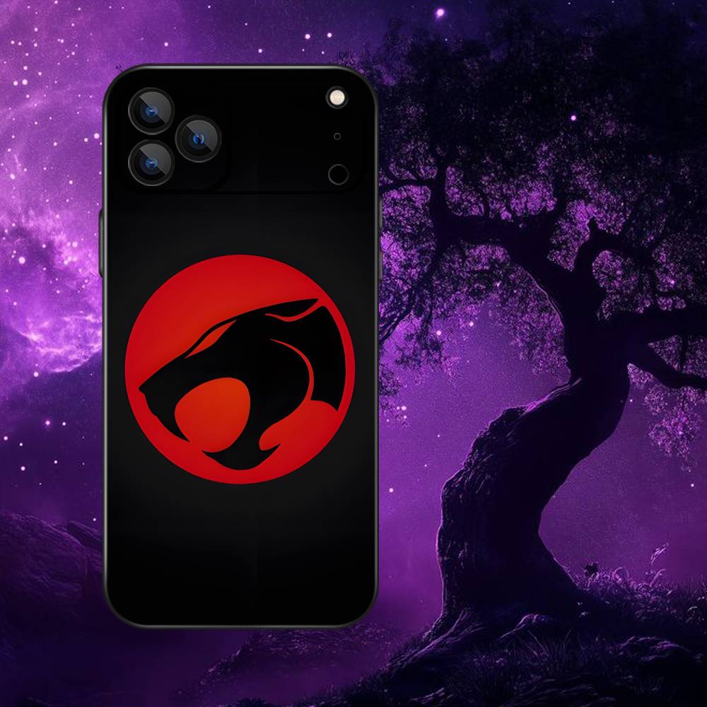 

T-ThunderCats CARTOON Phone Case For iPhone 17,16,15,14,13,12,Pro,Max,Plus,E,SE4,Air,Mini Black Soft Box iPhone15