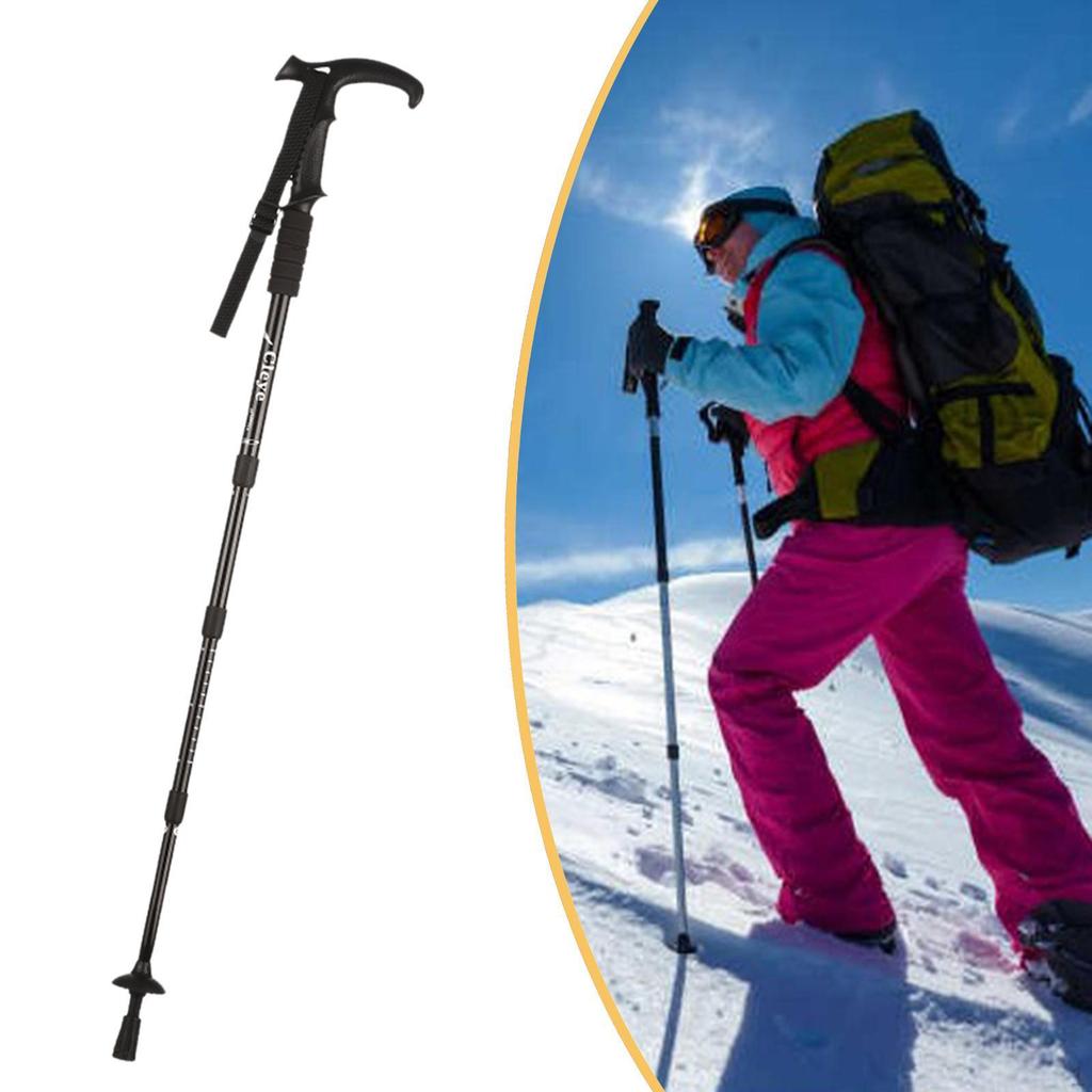 Hiking Poles Adjustable Portable Walking Cane for Backpacking