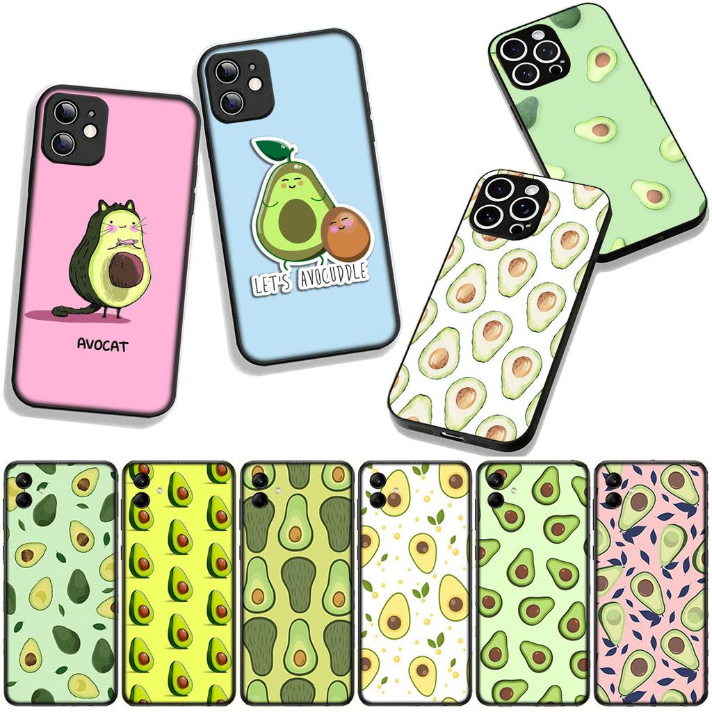 for Samsung Galaxy A36 A17 A26 A07 A35 A54 A53 A13 A33 A34 S8 S9 S20 S21 FE S10 Plus Phone Cover Case Avocado Casing