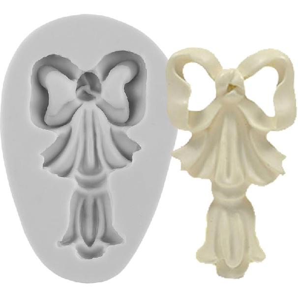 Bows Silicone Molds Bow Fondant Mold For Cake Decorating Cupcake Topper Candy Chocolate Gum Paste Polymer Clay