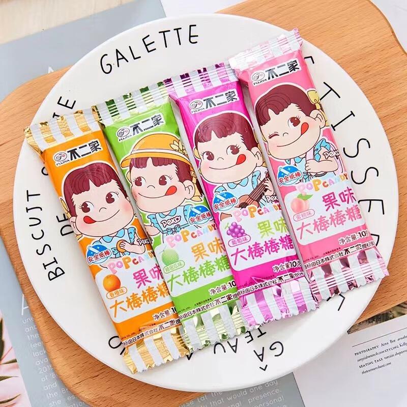 Fujiya Mixed Fruit Big Lollipops