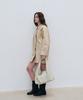 Loeil Point Half Trench Coat - Beige