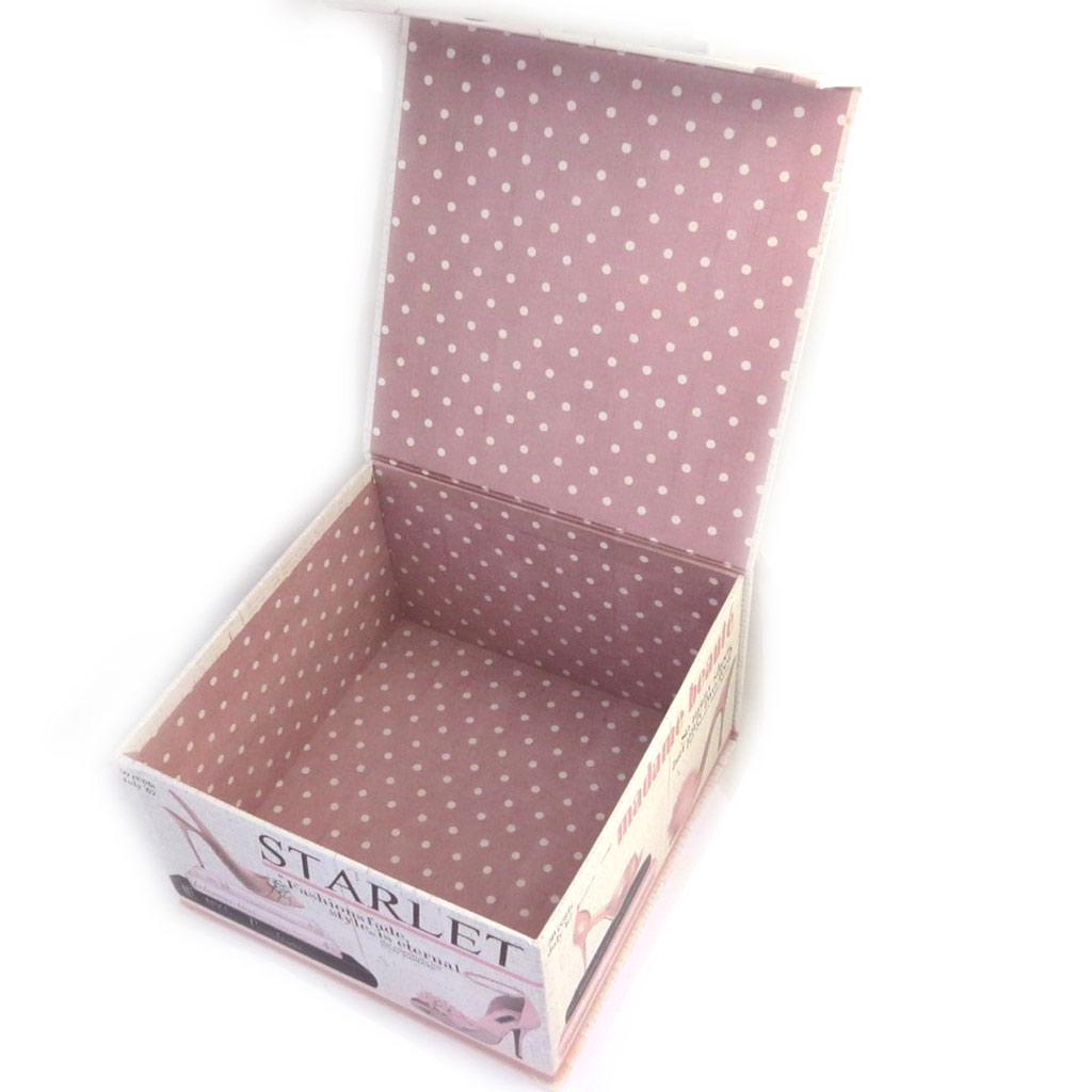 Les Trésors De Lily [M3995] - Set de 3 boîte gigognes 'Belle Epoque' beige rose