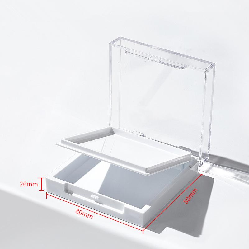 50pcs Nail Art Storage Box Transparent Wearing Armor Organizer Holder Empty Showing Box Dustproof Exquisite False Nails Display