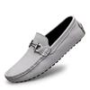 Standing Doudou Shoes Driving Shoes Casual Leather Shoes Genuine Leather One Pedal 454647 Large Size 37 British Trendy Men's Shoes