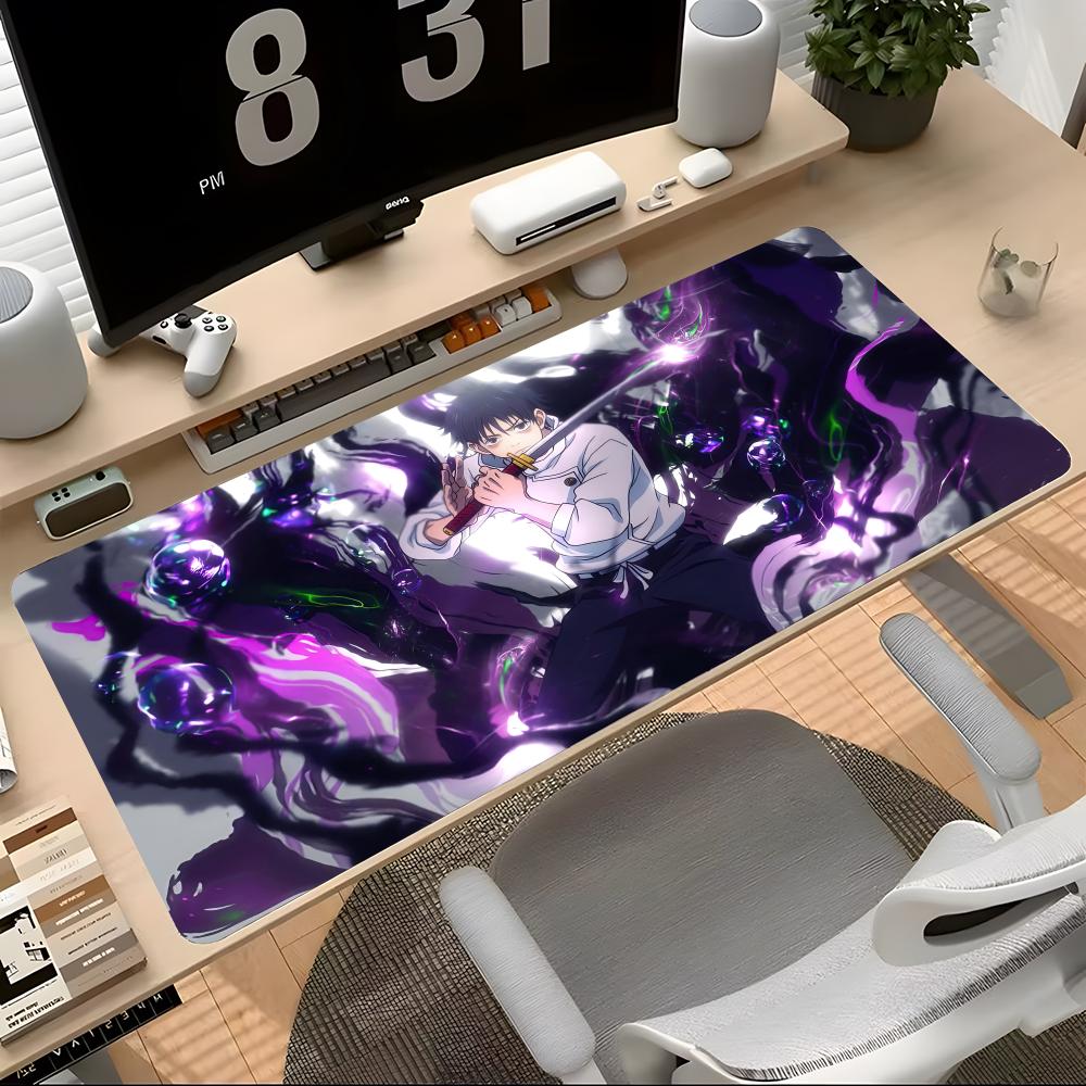 Yuta Okkotsu JJujutsu Kaisen Mouse Pad Mousepad Laptop Office Deskmat Large Black Gamer NonSlip Keyboard Rubber Mause Pad