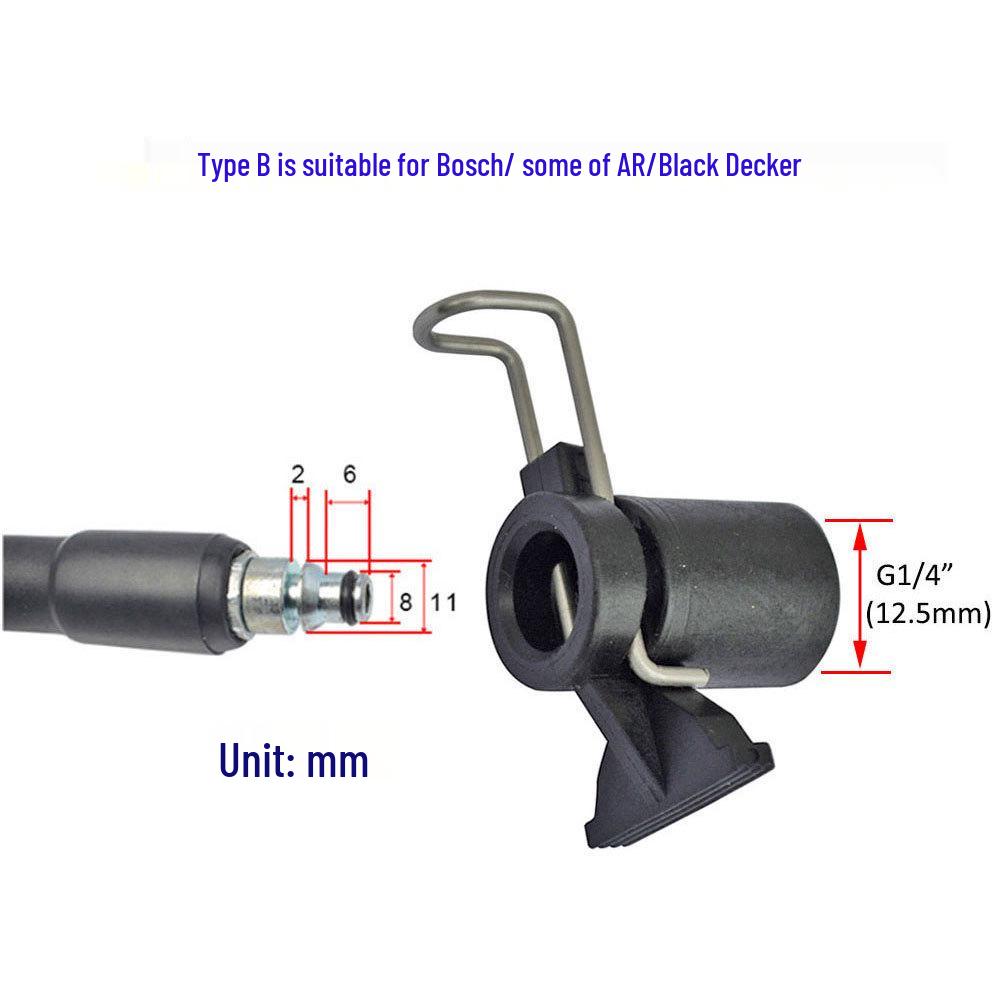 High-Pressure Washer Hose & Water Gun G1/4" M14 Adapter