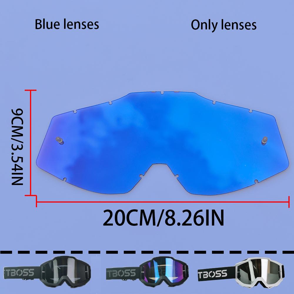 MX Off-Road Motocross Goggles Dustproof Windproof Ski Goggles with PC Lens for Dirt Bike Racing Helmet