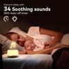 White Noise Sound Machine with 7 Colors Night Light 34 Soothing Sounds, Portable Sound Machine for Baby Adults Kids Sleep with 30 Volume Levels 4