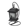 Takasho Solar Light Outdoor Alice Silhouette Lantern Black Garden Light Outdoor Indirect Lighting Waterproof Alice in Wonderland Resin/Glass/Steel TA-