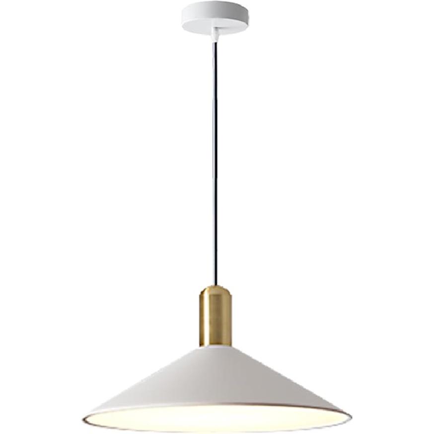KCO Lighting Mid Century Modern Dome Pendant Light Gold and Black Barn Pendant Light Brass Cone Ceiling Pendant Light Fixture Farmhouse Kitchen