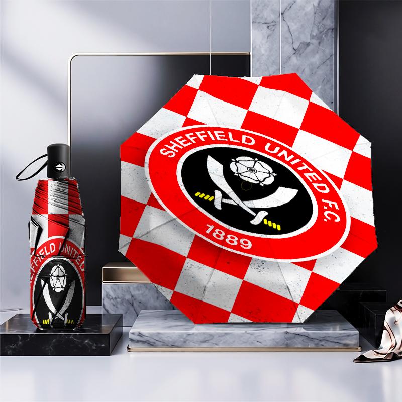 She-ffield Fc Crest Umbrella 8-Frame for Travel, Camping, Casual Lightweight Portable Umbrella, Essential for Every Family Holidays Gift