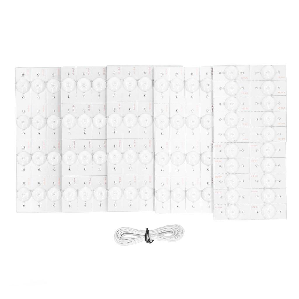 100Pcs Lens Bead 6V Transparent Round LED High Brightness Accessory for 32?65in TV Repair