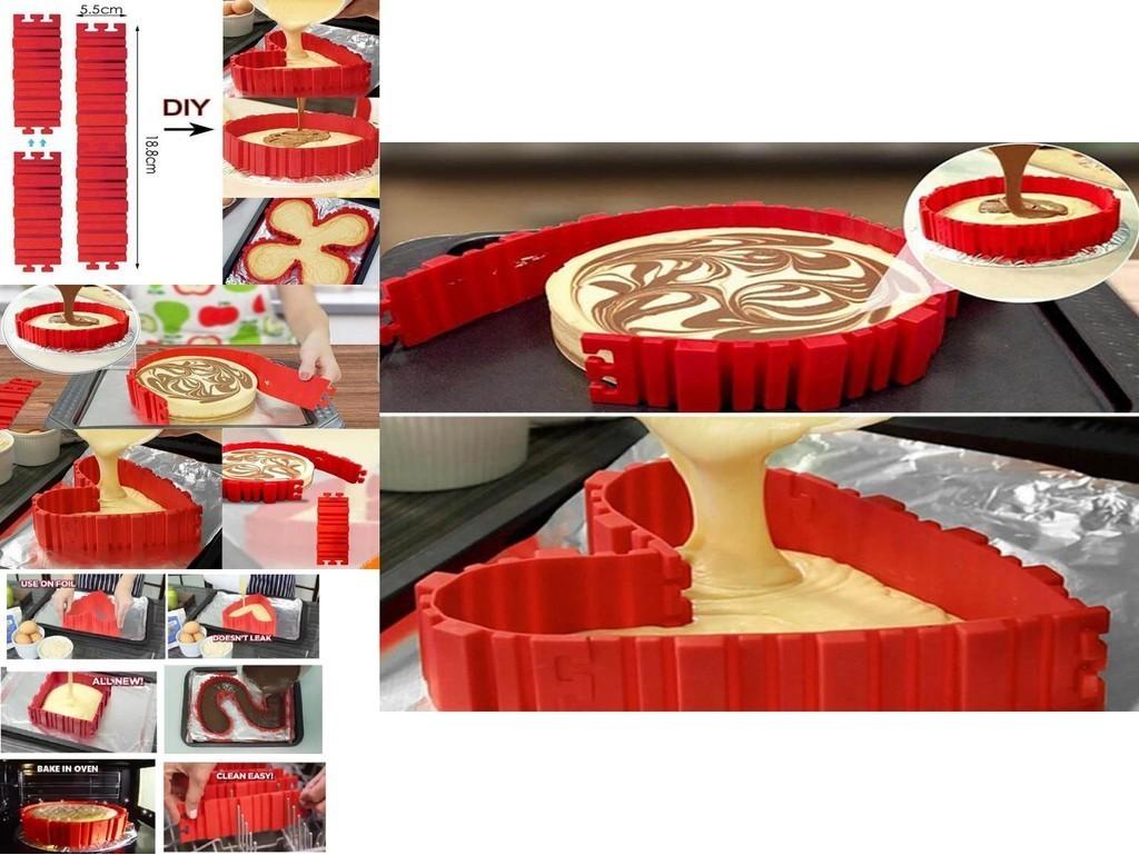 Silicone Cake Mold Nonstick Baking Tools For Magic Bake Snake Shape Diy Kitchen