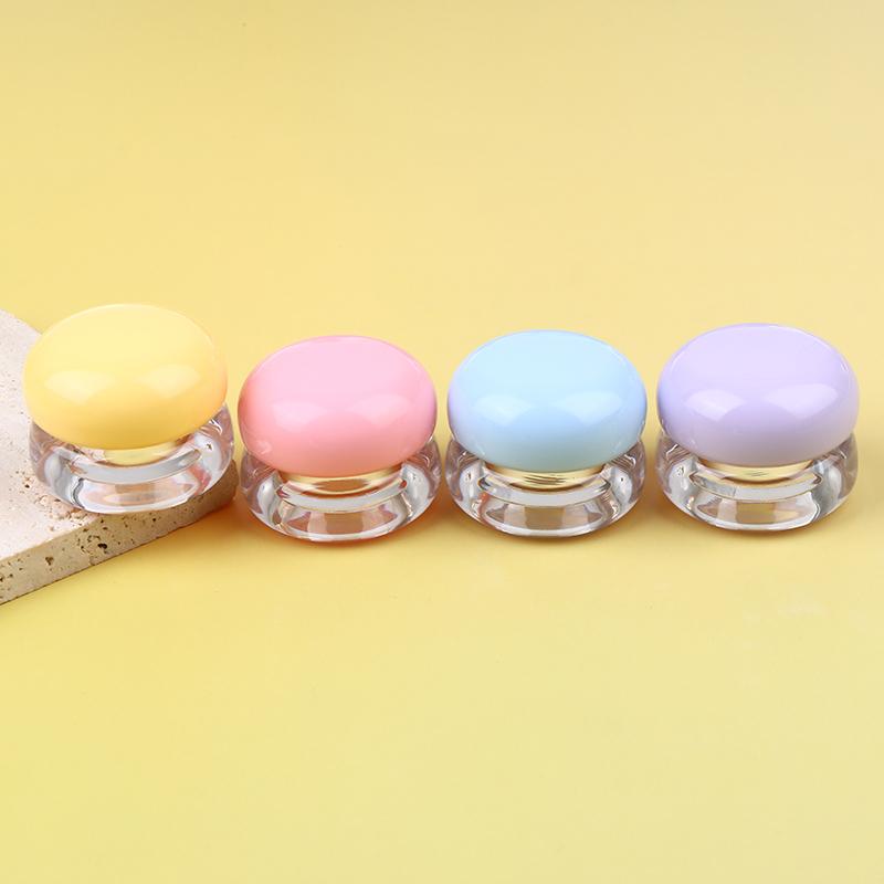 5G Mini Cosmetic Empty Jar Pots Makeup Skincare Container Face Cream Box Lip Balm Box Refillable Lips Glaze Container Travel
