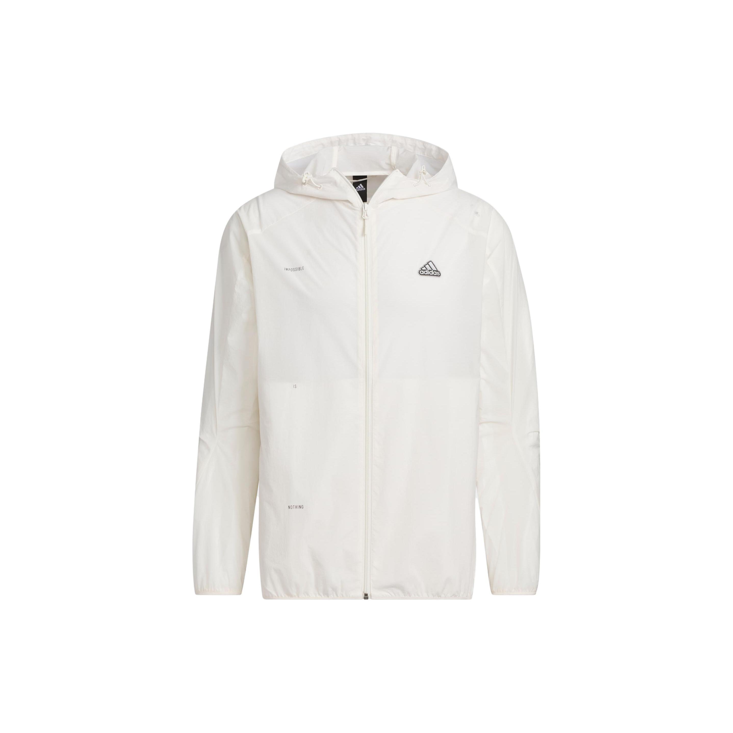 adidas Tech Lightweight Woven Jacket Asia Sizing White Men s IA8136 XL