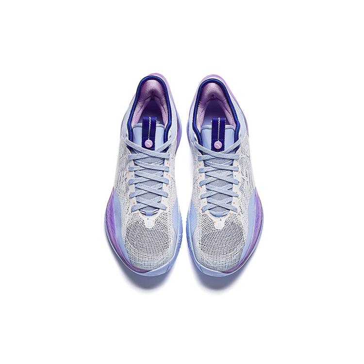 Anta Three Point Rain1.0 Basketball Shoes Men's Low Top Blue 912331102-1