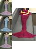 Mermaid Tail Blanket With Warm Acrylic Material For Teen Room And Lounge Comfort
