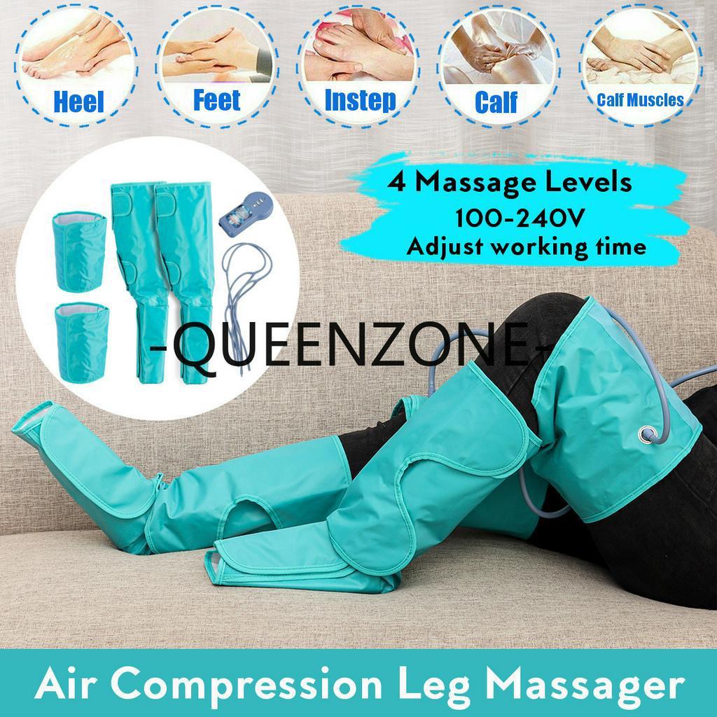 

100-240 В Массажер для ног с воздушной компрессией, Давление, Терапия, Здравоохранение, Обертывание для стопы и лодыжки, Имитирует насосное действие, Снимает мышечную усталость