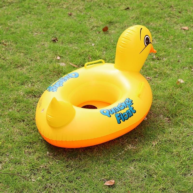 Yellow Duck Inflatable Seat,Ideal for Summer Play & Learning