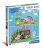 Puzzel - Clementoni - 21622 - 2 puzzels van 60 stukjes - 27 x 19 cm - Voor kinderen 4-6 jaar