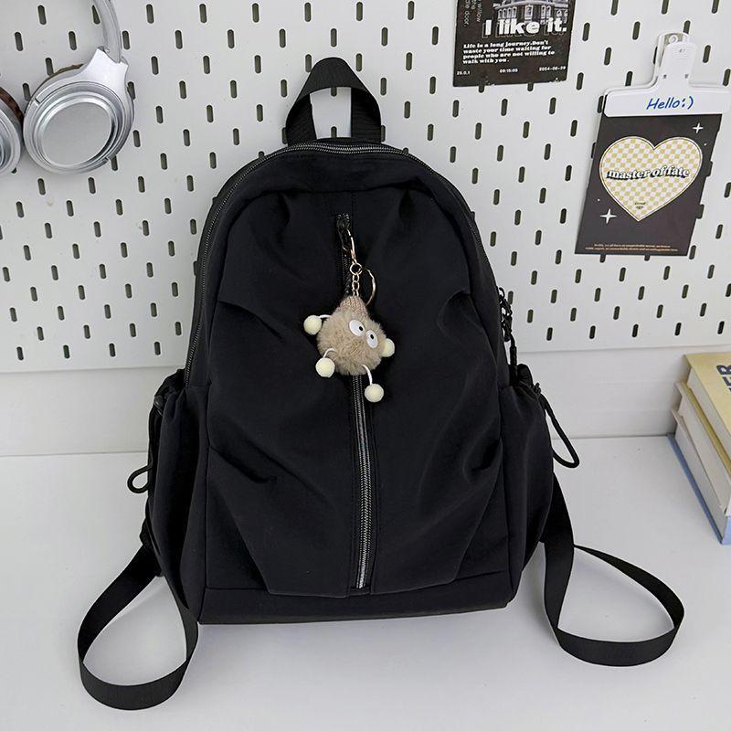 Schoolbag Large Capacity Backpack Casual Versatile Junior High School Student College Student Female School Bag Parent-Child Backpack Air Cushion