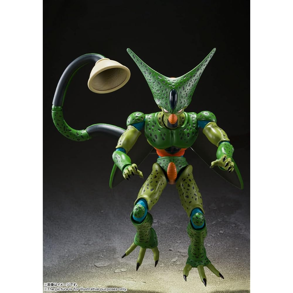 TAMASHII NATIONS S.H.Figuarts Dragon Ball Z Cell Erste Form (Neuauflage) Ungefähr 170mm PVC & ABS Bemalte Bewegliche Figur