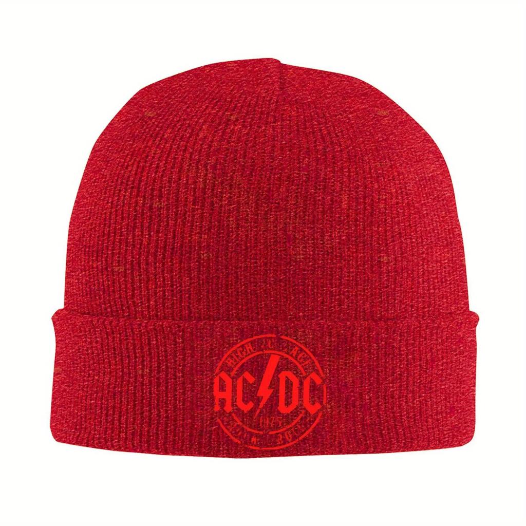 ACs High Vintage Neon DC Hat Autumn Winter Skullies Beanies Warm  Caps Men Women Acrylic Knitted Caps