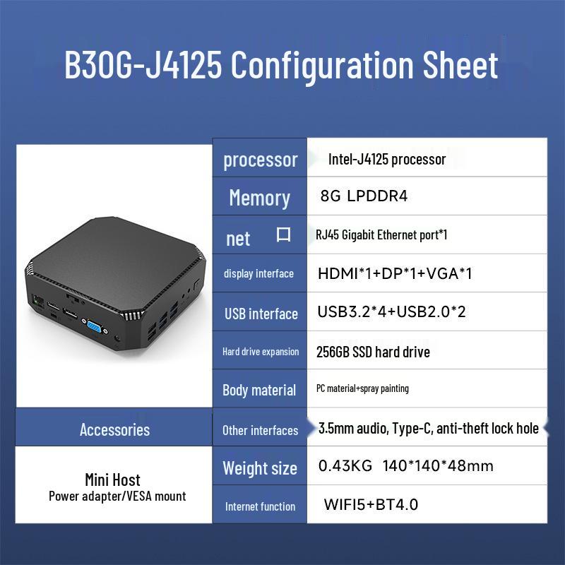 12th Gen N100 Mini PC 4K Soft Router: Portable Business & Office Micro Host