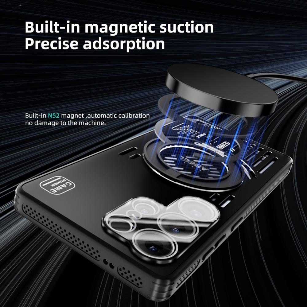Brouillard Glacé Alliage d'Aluminium Creux Dissipation Thermique Pour Coque Magsafe Pour Samsung S26 Ultra S25 Plus Support Rotatif à 360° Housse Arrière de Protection