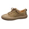 New Men's Shoes Summer Breathable Retro Frosted Leather Top Layer Cowhide Men's Casual Shoes Versatile Leather Casual Shoes