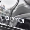 Car Letter Logo Sticker for Audi A5 Suitable for Tail Bumper and Trunk Emblem Applicable To 2.0 3.0 40TDI 35 40 45TFSI Models