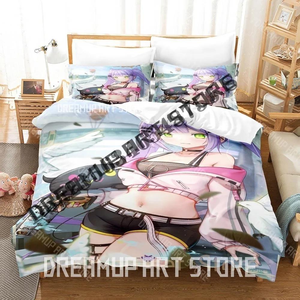 3D Print Tokoyami Towa Bedding Set Single Twin Full Queen King Size Bed Set Adult Bedroom Duvetcover Sets Anime Bed Sheet Set