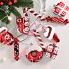 Cute Christmas Tree Ornaments,Decorative Cartoon Christmas Balls - 78PCS Holiday Door Decorations, Funny Home Decor For Window, Door, Weddings