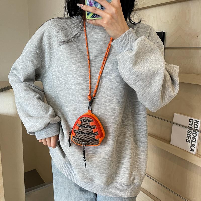 New Mini Wallet, Carry-on Key Storage, Change Bag, Women's Shoulder Oblique Span Bag, Neck Bag.