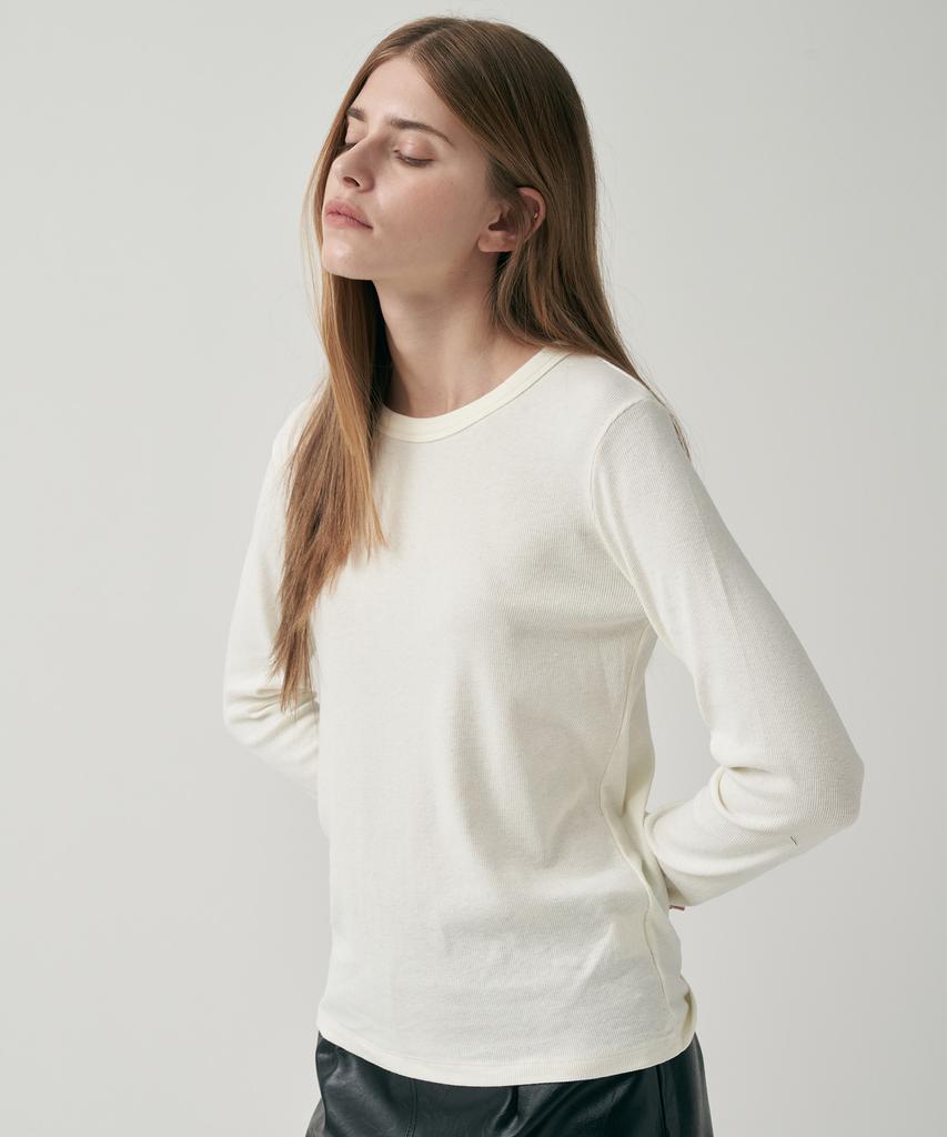 Mot Soft Round T-Shirt - Ivory