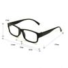 Ultralight Black PC Frame Reading Glasses Women Men Full Frame High Definition Reading Eyeglasses