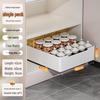Estante para Fregadero de Cocina Multifuncional con Cestas Extraíbles y Almacenamiento para Especias