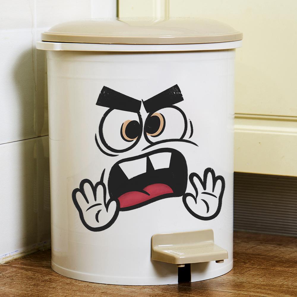 Creative and Funny Expression Stickers for Bathroom and Home Wall Decoration