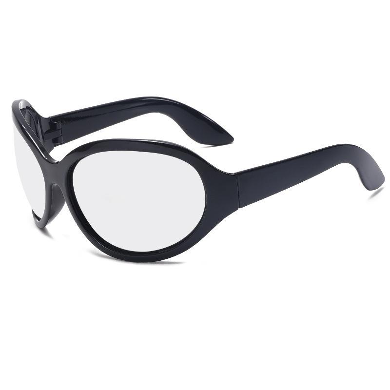 New cross-mirror personalized fashion sunglasses oversized frame cycling travel general sunglasses
