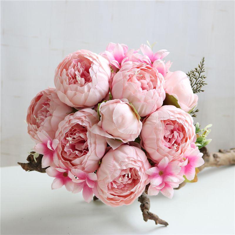Colored Artificial Peony Flowers Perfect For Home Party Decoration**
