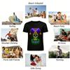 Dark Style Skull Jester Print Trendy Loose Casual Top Pure Cotton T-shirt