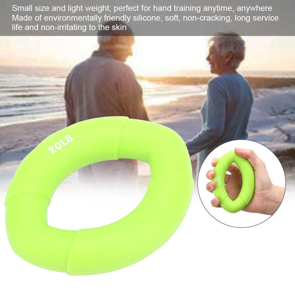 Oval Silicone Hand Expander Arm Wrist Exerciser Hand Strengthener for Muscle Strengthening Training Tool