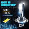 4 Stück H7 LED Scheinwerferbirnen-Kit Fern- und Abblendlicht 220W 60000LM Super Hell 6000K Weiß