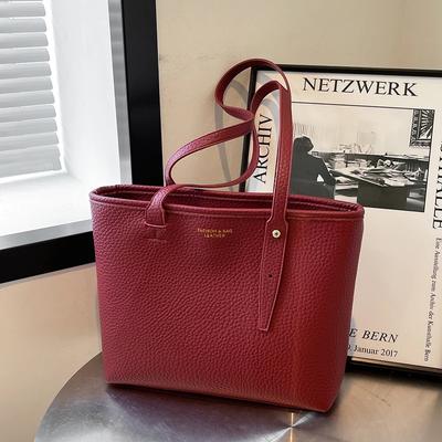 Large Capacity Shoulder Bag for Women  Soft Bread  Versatile Armpit  Simple  Seasoned  Pendulum Bag  Flexible Bag  New