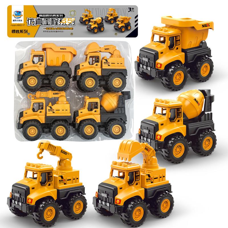 Toy Inertia Engineering Car Children Gift Moving Parts Educational Development