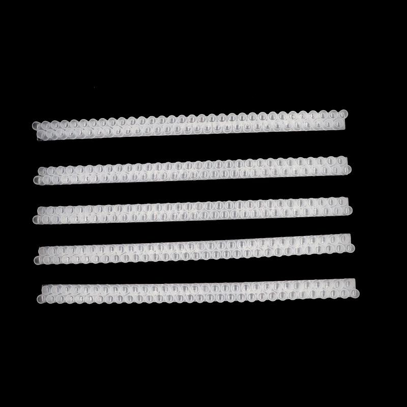 50pcs Plastic Royal Jelly Storage Strip Queen Rearing System Frame Bee Larva Cup for Bee Breeding Equipment Beekeeping Tools