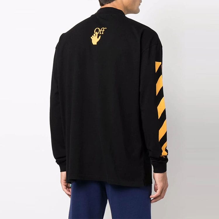 Off-White Caravaggio Print Long-sleeve T-shirt OMAB032F21JER0061084
