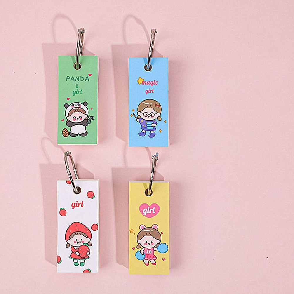 1PC Stationery Binding Cartoon Memo Pad Notebook Coil Loose-Leaf