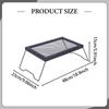 Folding Campfire Grill Grate Rack, Portable Mesh Table, Camping Cooking